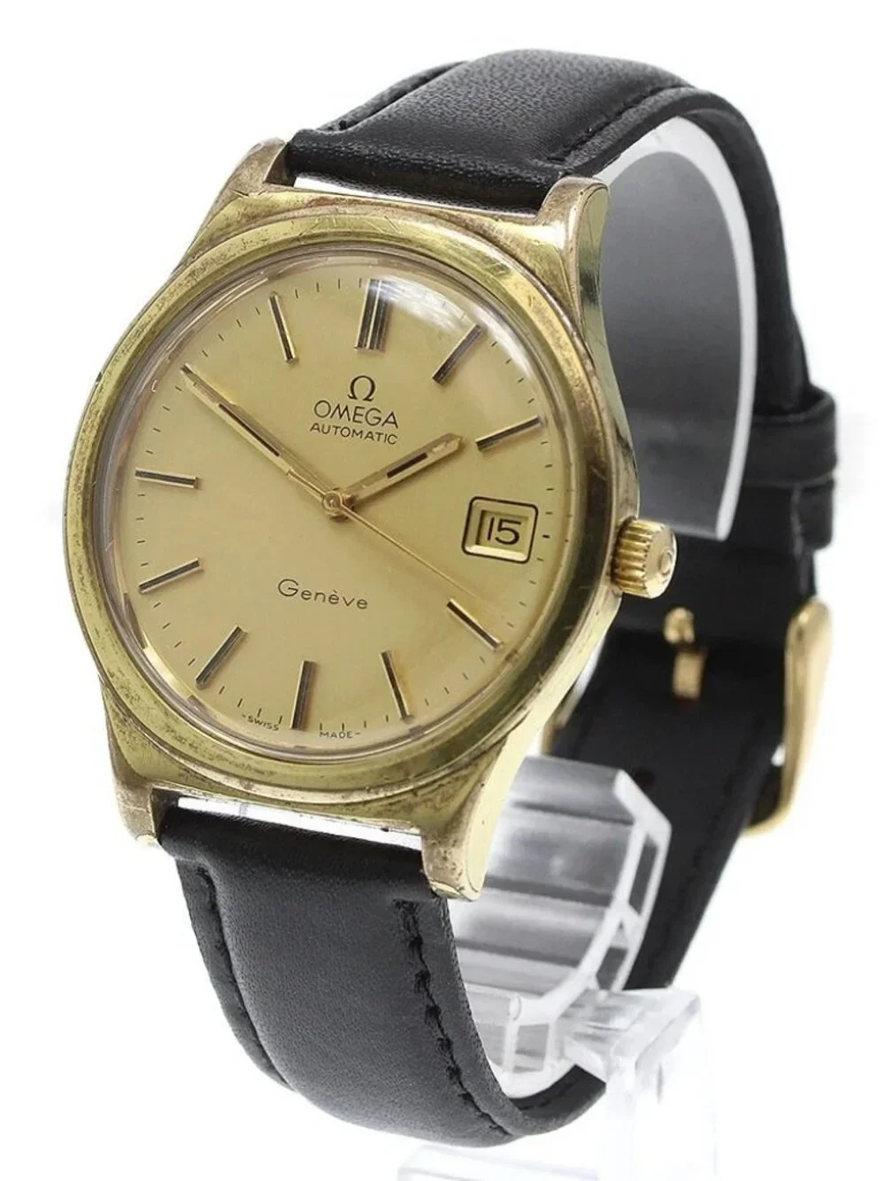 OMEGA Geneve 166.0168 Date Cal.1012 gold Dial Automatic Men's Watch